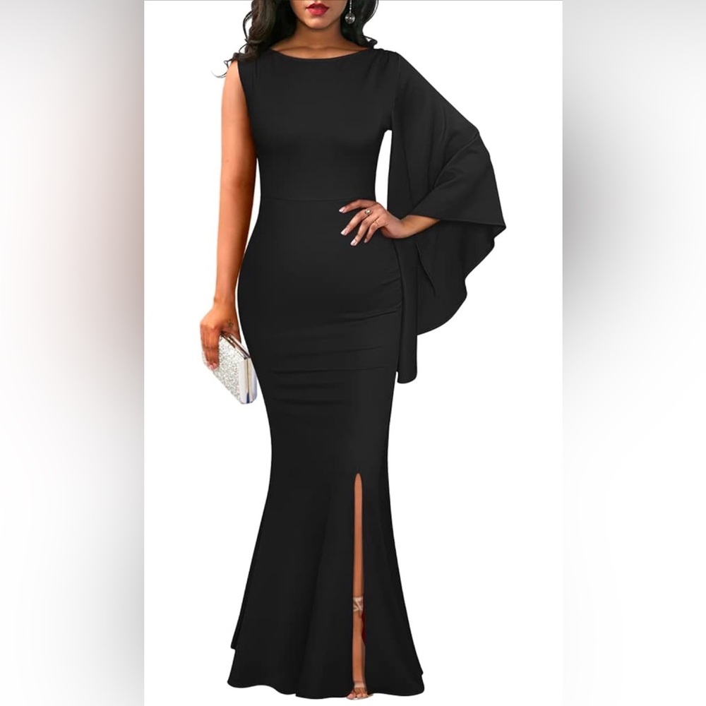 Elegant Black Evening Gown